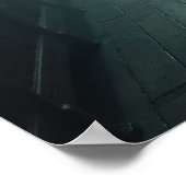 De wereld is hier stil - Gothic Quote Print (Hoek)