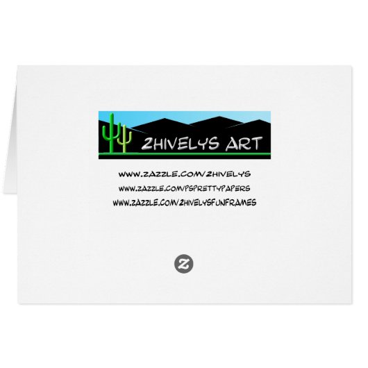 De wereld is in zijn handen Wenskaart (Achterkant Horizontaal)