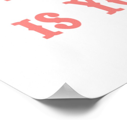 De wereld is je oester Poster (Hoek)