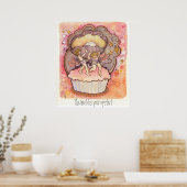 De wereld is je oester. poster (Keuken)