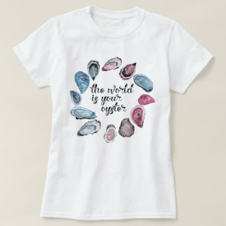 De wereld is je oester t-shirt