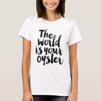 De wereld is je oester t-shirt