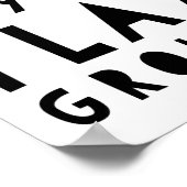 De wereld is je speelplein poster (Hoek)