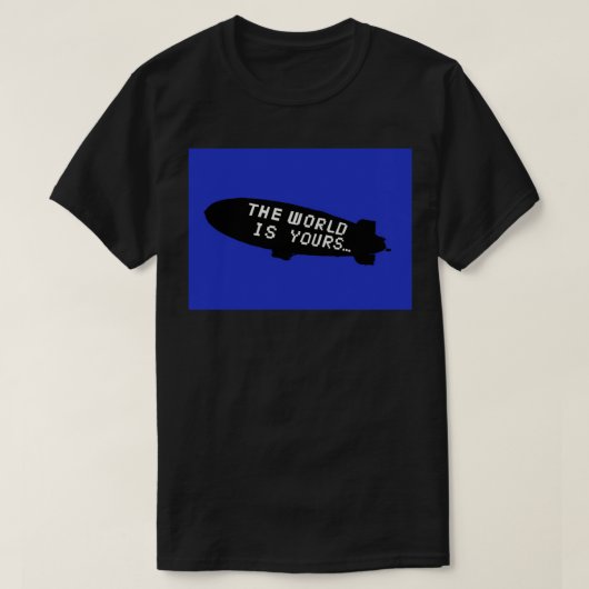 De wereld is jouw blimp Art Board T-shirt (Design voorkant)