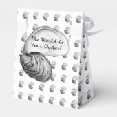 De wereld is jouw oester bedankdoosjes (Achterkant)