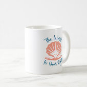 De wereld is jouw oester koffiemok (Voorkant rechts)