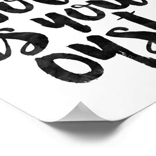 De wereld is jouw oester poster (Hoek)