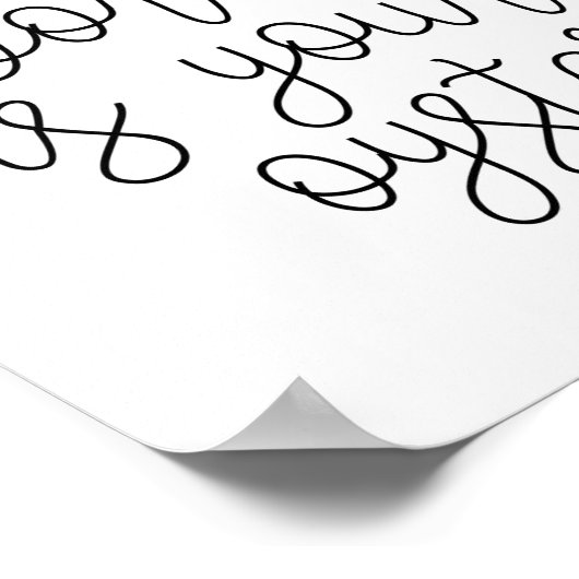 De wereld is jouw oester poster (Hoek)