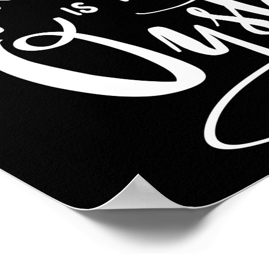 De wereld is jouw oester poster (Hoek)