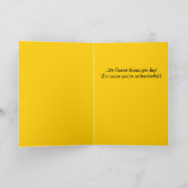 De wereld is jouw wortel Wenskaart Kaart (Binnen)