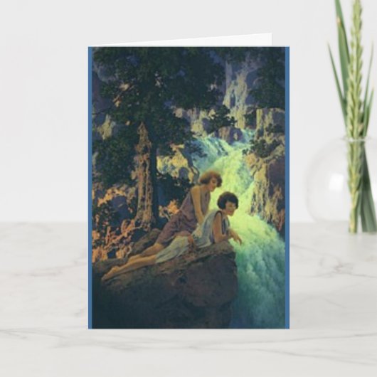 De "wereld is juist opnieuw… met een ware vriend " kaart (Voorkant)