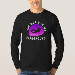 De Wereld Is Mijn Speeltuin Freestyle Freerunning T-shirt