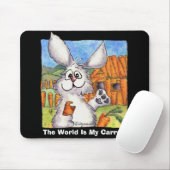 De wereld is mijn wortel muismat (Met muis)