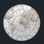De wereld is Neutrale Kunst - Dartbord<br><div class="desc">De wereldkaart kenmerkt belangrijke steden en steden en bevat heuvel en zee ook het in de schaduw stellen,  makend de wereld van de kaart naar u springen! Het is gekleurde neutraal,  toevoegend een artistieke stijl aan deze kaart.</div>