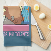 De Wereld Is Niet Gereed Zingende Bosmarmot Theedoek (Quarter Fold)