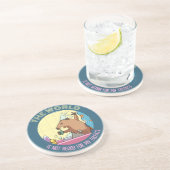 De wereld is nog niet klaar met het zingen van Gro Zandsteen Onderzetter (Zijkant)