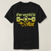 De wereld is plat t-shirt (Design voorkant)