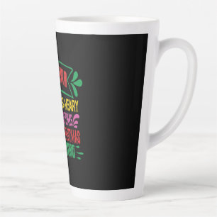 De wereld is rijk geworden dankzij de kerstcadeau latte mok