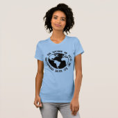 De Wereld Is Te Groot Om Ongexploreerd T-Shirt Te (Voorkant volledig)