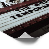 De wereld is tijdelijk gesloten (vanwege COVID-19) Poster (Hoek)