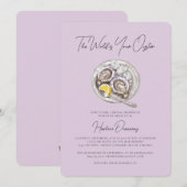 De wereld is uw Oyster Elegant Vrijgezellenfeest Kaart (Voorkant / Achterkant)