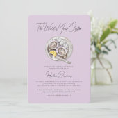 De wereld is uw Oyster Elegant Vrijgezellenfeest Kaart (Staand voorkant)