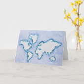 De wereld is van jou. kaart (Gele Bloem)