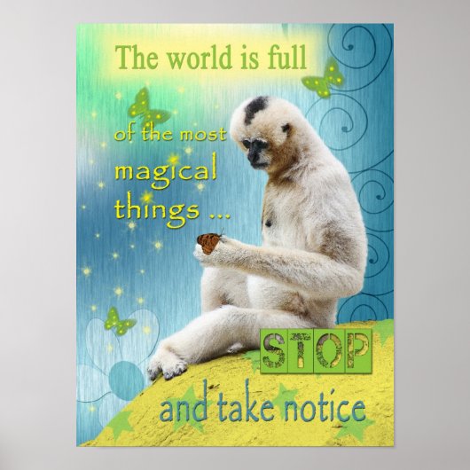 De wereld is vol Magisch Poster (Voorkant)