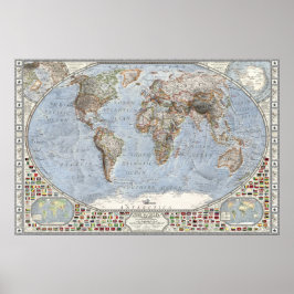 De wereld - kanselier poster