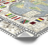 De wereld - kanselier poster (Hoek)