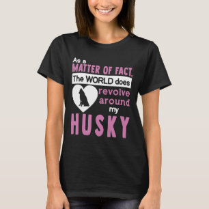 De wereld komt rond mijn man. t-shirt