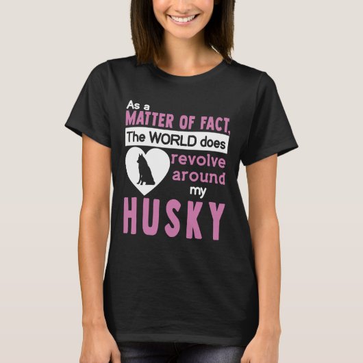 De wereld komt rond mijn man. t-shirt (Voorkant)