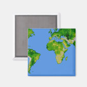 De wereld magneet (Voorkant / Achterkant)