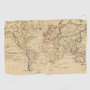 De wereld, Mercator's projectie Golfhanddoek