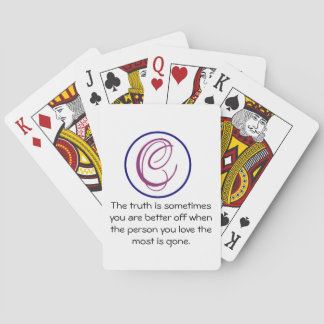 De wereld moet mooie muren pokerkaarten