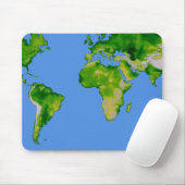 De wereld muismat (Met muis)