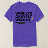 De wereld Okayest verwelkomt de beste T-shirt (Design voorkant)