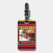 De wereld om mij heen is blij dat je me hebt gekle bagagelabel (Voorkant verticaal)