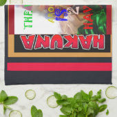 De wereld om mij heen is blij dat je me hebt gekle theedoek (Gevouwen)