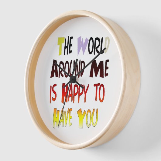 De wereld om mij heen is blij je te hebben (Hoek)