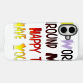 De wereld om mij heen is blij je te hebben Case-Mate iPhone case (Achterkant (horizontaal))