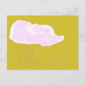 De wereld ondersteboven briefkaart (Voorkant)