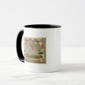 De wereld op één Uitzicht Mok (Voorkant links)