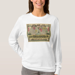 De wereld op één Uitzicht T-shirt