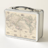 De wereld op Mercator-projectie (Achterkant)