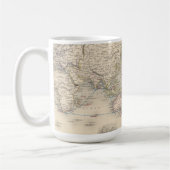De wereld op Mercator-projectie Koffiemok (Links)