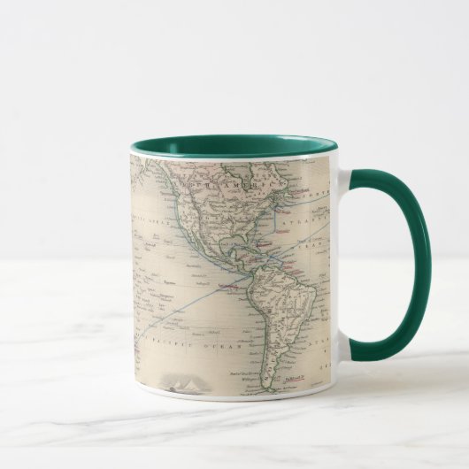 De wereld op Mercator-projectie Mok (Rechts)