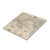 De wereld op Mercator-projectie Tegeltje (Zijkant)