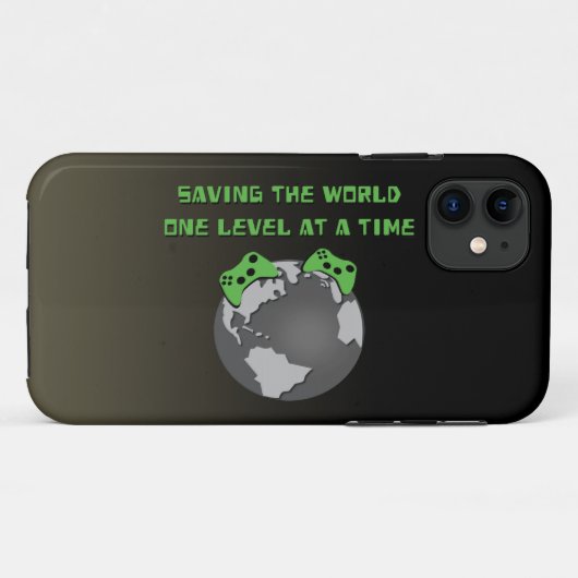 De wereld redden Case-Mate iPhone case (Achterkant (horizontaal))