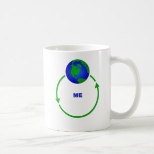 De wereld revolt rond me Funny Mug Humor Koffiemok
